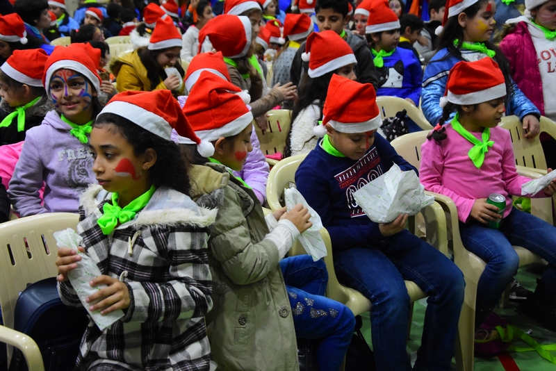 Saint Vincent de paul celebrating Christmas at Jesus & Mary school
